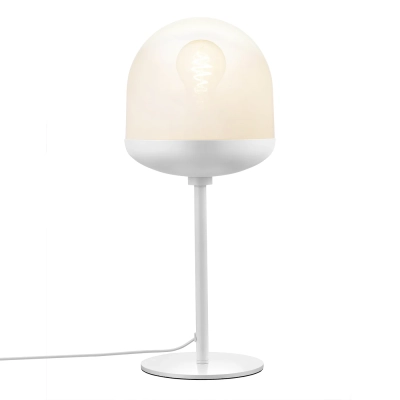 lafabryka.pl Magia, szklana lampa stołowa Nordlux, biała 2112035001